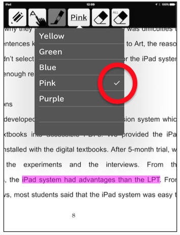 Figure 17  “Maker(Highlight)” Color Selection Screen